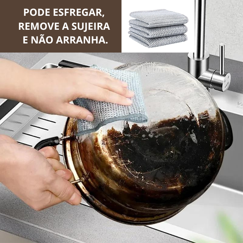 Esponja de Aço.Limpa-fogão e não arranha.